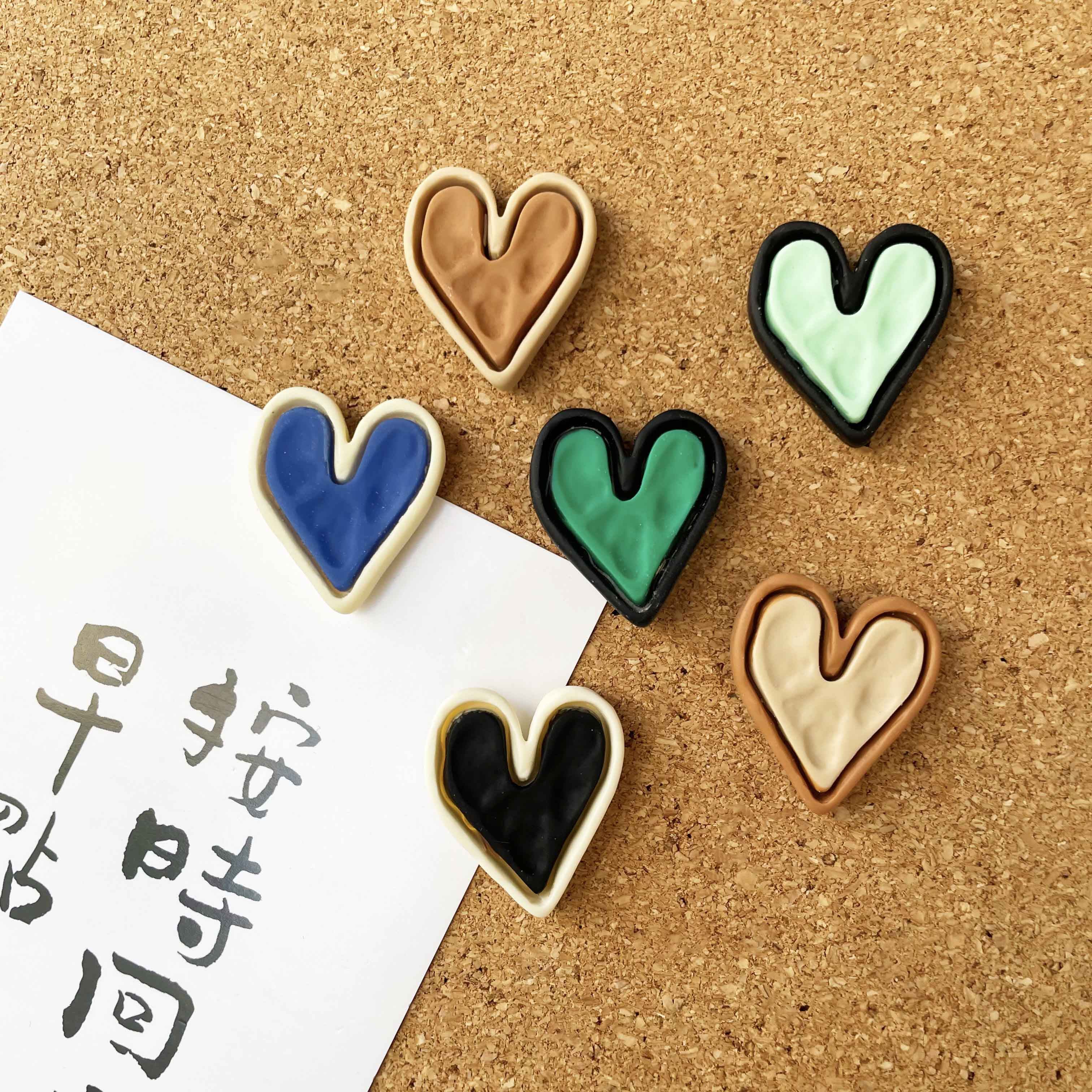 6个 ins简约线条爱心图钉工字钉 毛毡软木板创意照片墙装饰按钉,文具电教/文化用品/商务用品,图钉/工字钉,淘宝优惠券,粉丝福利购,淘宝优惠卷