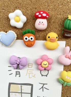 花花卡通图钉按钉照片