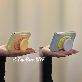 ins纯色波漾磁吸支架适用PuraXMax华为Pocket2手机壳小米MIXFlip2折叠PuraX三星Zflip7/6FindN3Flip荣耀VFlip