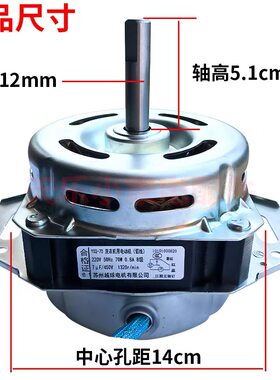 荣波电器 XQD-70迷你全自动洗衣机电机洗涤电机小洗衣机马达70W