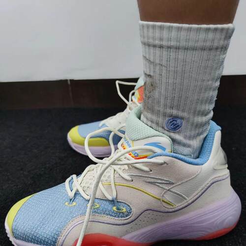 安踏水泥泡泡1.2篮球鞋男秋季新款专业实战球鞋低帮耐磨透气篮球