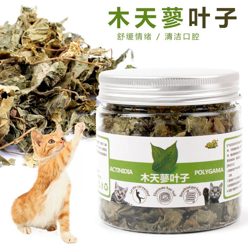 叶子整片开胃兴奋10g/罐木天蓼