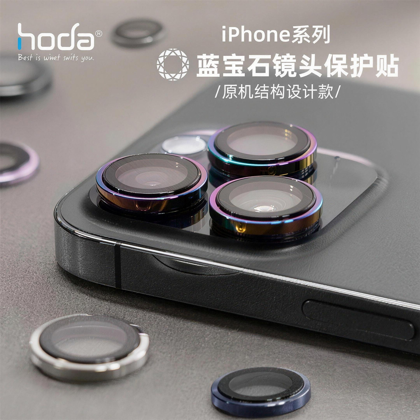 Hoda好贴蓝宝石镜头膜适合于苹果iPhone17ProMax烧