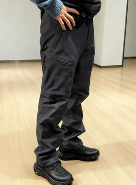 BP自制 小太阳平替25新款加绒防水休闲裤男户外徒步登山长裤