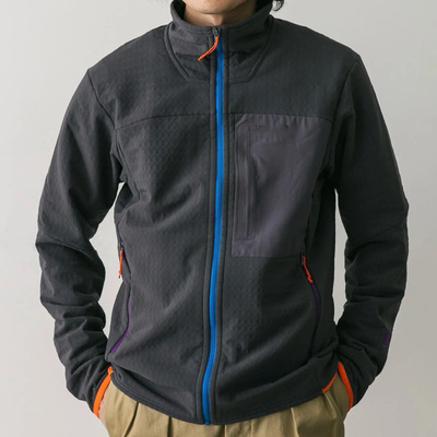 B塔平替M's R2 TechFace Hoody户外防泼水软壳立领拉链抓绒外套