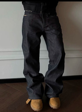 BP自制 手缝针原牛 13盎司牛仔裤 持久蓝不褪色