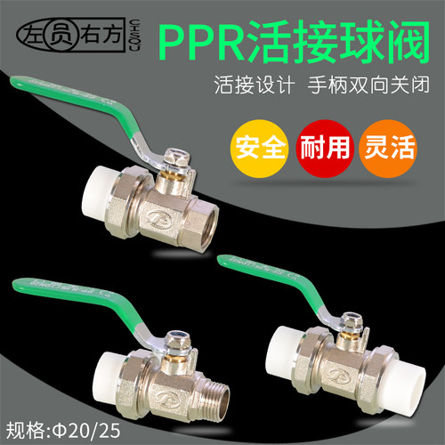 水管配件ppr4/6分双头内外丝