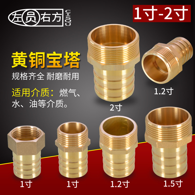 全铜外牙格林头水浆软皮管接头