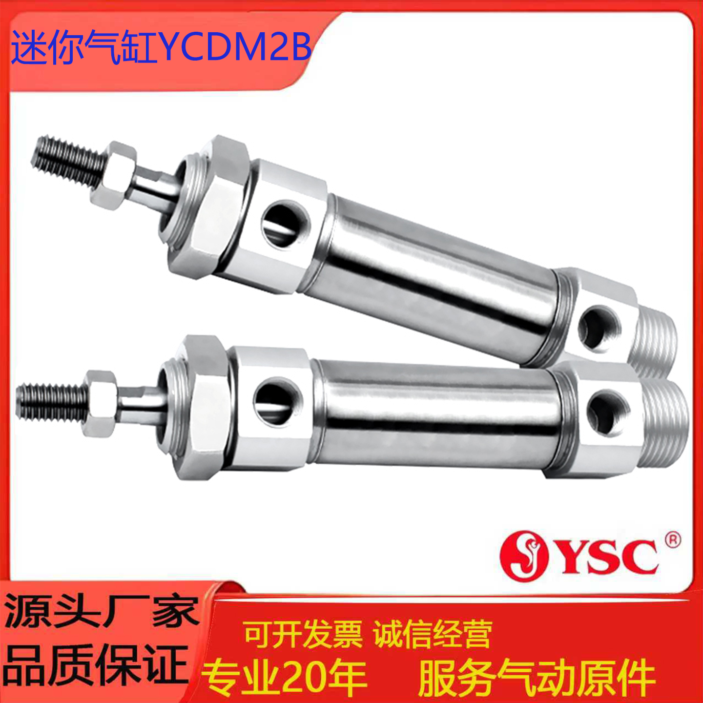 YSC威仕喜迷你气缸YCDM2B20-200