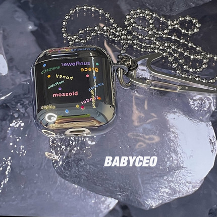 电镀耳机壳金属感适用于苹果耳机airpods2代3代pro挂脖软壳ins风