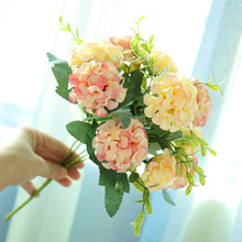绣球花套装欧式客厅餐桌摆件干花束1