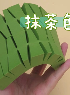 配合掉色彩妆腮红切片脸部BJDGSC黏土影楼彩绘纹理化妆棉白色