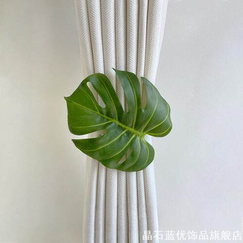 森系ins绿植龟背叶片绑带百搭