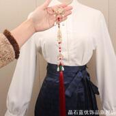 腰坠腰佩挂件汉服腰坠配饰古风流苏禁步马面裙压襟旗袍挂饰国风