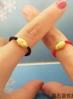 指环镀金新年礼物手工编