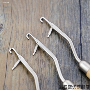 2023带舌头 布条翻带器翻里器穿绳器长反耳 耳带钩针家用热卖 款