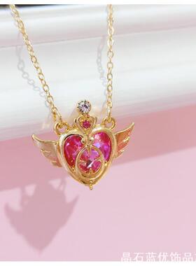 儿童项链饰品魔法棒爱心公主女童