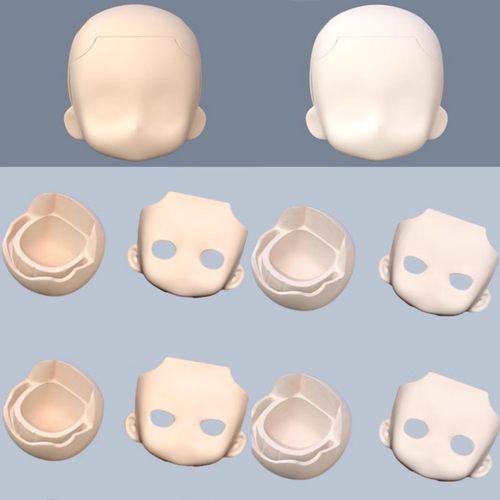 ob11gsc空头ufdoll12头戴嘴脸开眼馒头拆分bjd拆头YMY树脂头壳