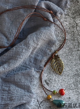 文艺创意毛衣链串珠长项