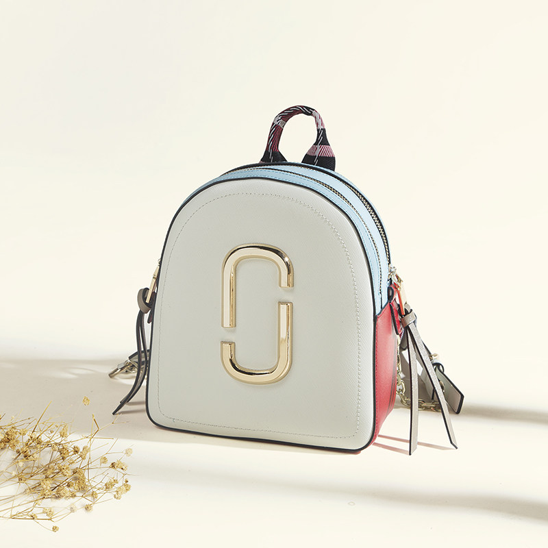 双肩包2020年新款书包女ins风真皮牛皮贝壳时尚潮流小女包包背包