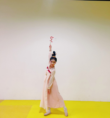 儿童丽人行同款舞蹈服双面燕洵舞表演古风汉服古典舞演出服中国风