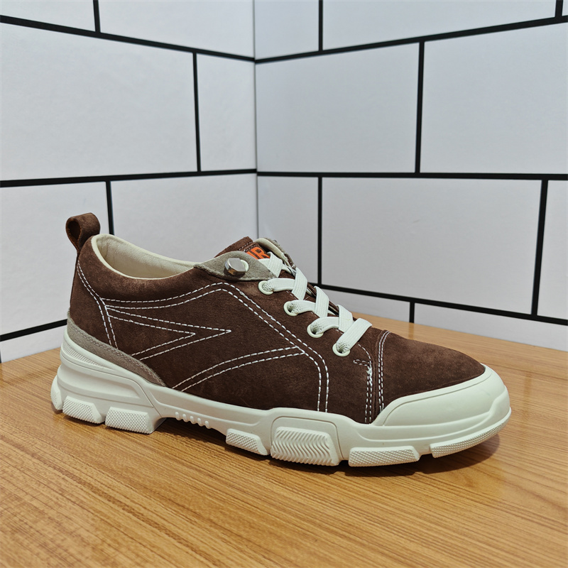 外贸真皮断码女鞋春秋款平底休闲鞋磨砂皮松紧带单鞋特价清仓处理