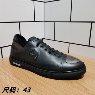 特价 品牌撤柜真皮断码 松紧带运动休闲鞋 平底透气单鞋 清仓处理 男鞋