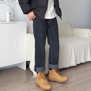 宽松直筒牛仔裤 阿XIAN｜日系街头潮流复古水洗美式 男裤 长裤 休闲裤