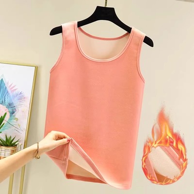 德绒发热保暖背心女秋冬加