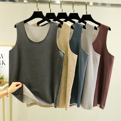 男士德绒保暖背心冬季内搭