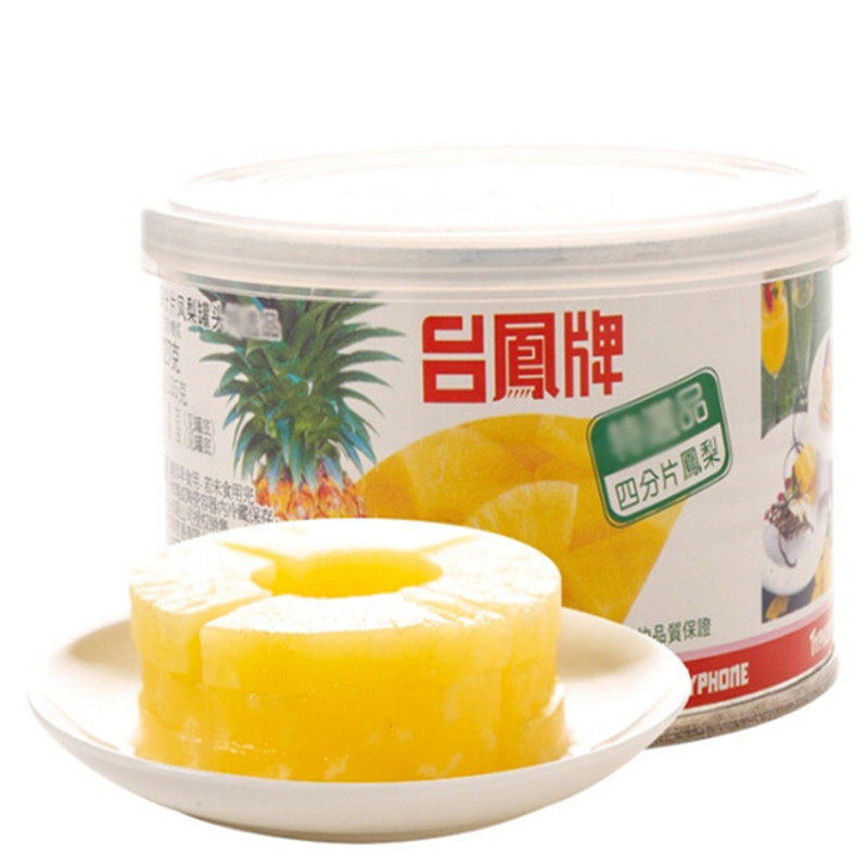 台凤牌凤梨四分片泰国进口烘焙