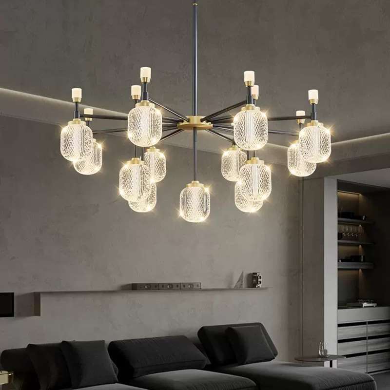 供货极简客厅吊灯新款创意大气家用卧室灯轻奢极简设计师北欧吊灯