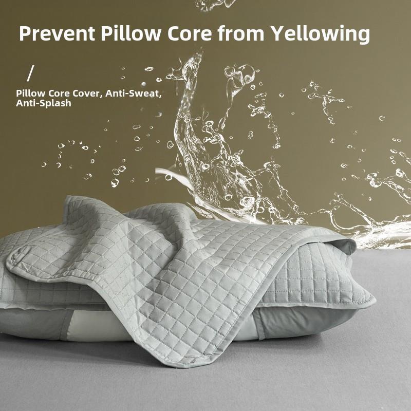 酒店枕头枕芯保护套隔离枕套防脏防汗可拆洗枕头套一对装防螨防汗