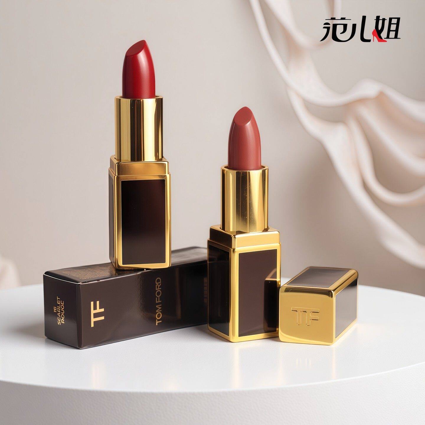 国内专柜Tomford汤姆福特黑管唇膏口红中小样1g滋润TF16/03/N3/19图片