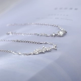 Оригинальный небольшой дизайнерский памятный серебряный браслет для влюбленных, изысканный стиль, подарок на день рождения