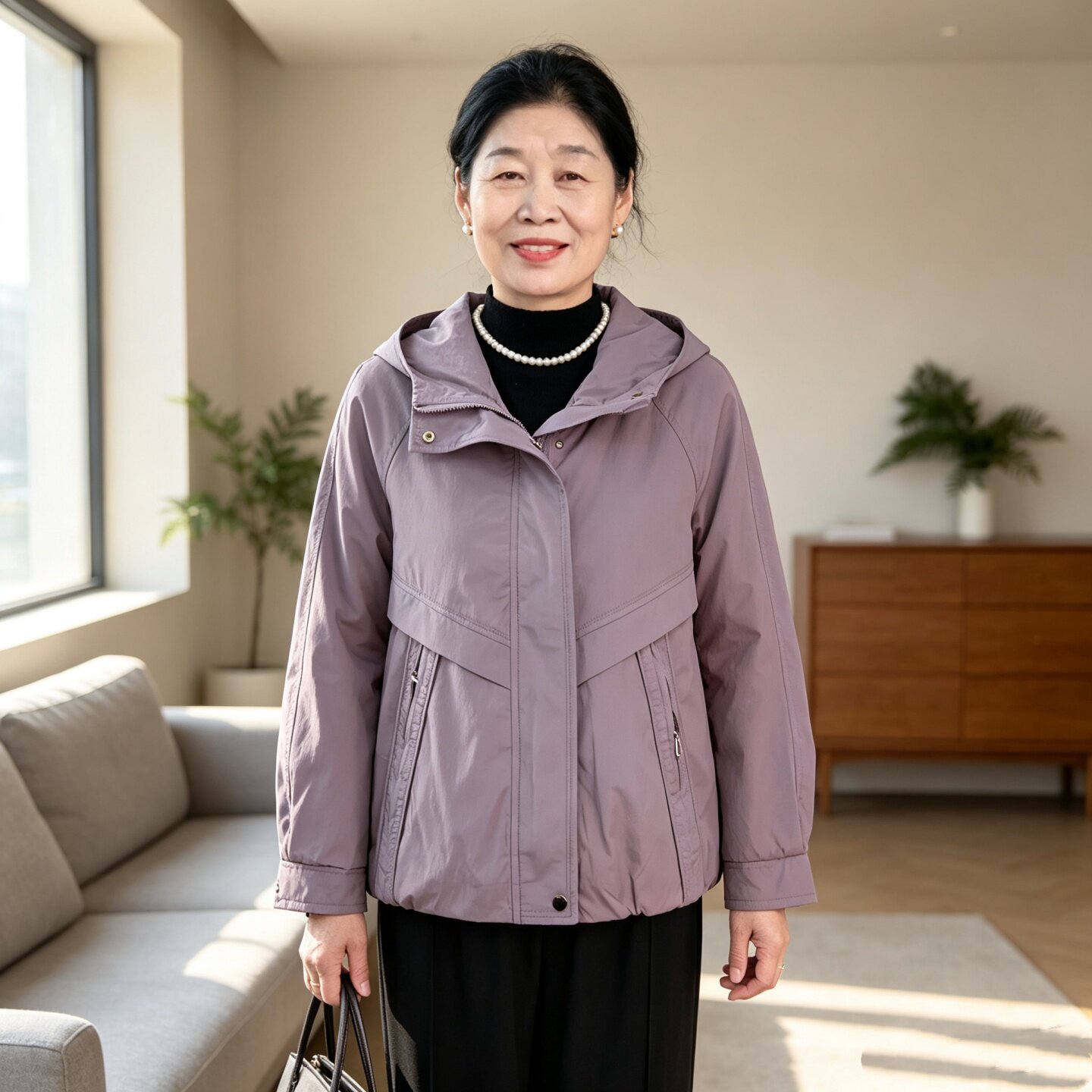 连帽风衣今年流行的女装显瘦外套