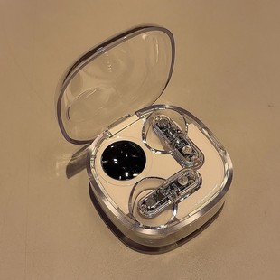 2025年透明耳机max20半入耳式 高颜值蓝牙耳机 蓝牙5.3学生党通用款