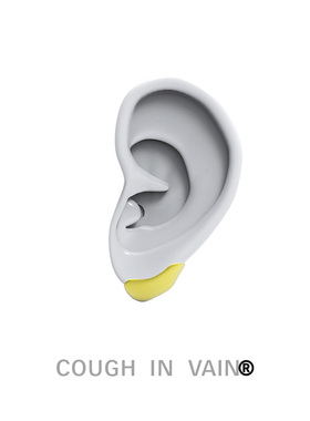 COUGH IN VAIN 3D耳垂设计感耳钉925银耳环高级感新款潮耳饰