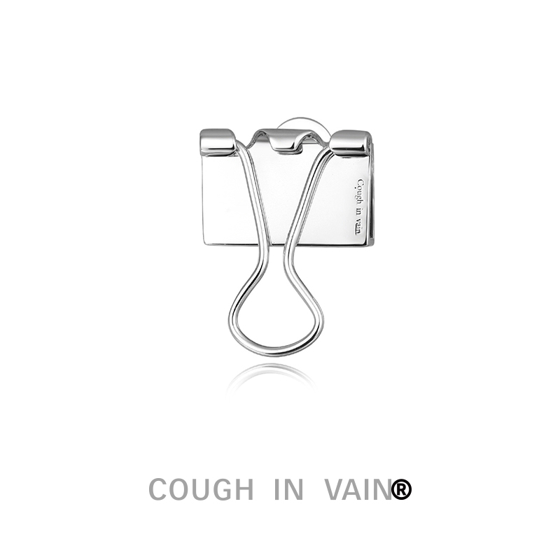 COUGH IN VAIN 燕尾夹925银耳钉 饰品/流行首饰/时尚饰品新 耳钉 原图主图