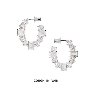 沙棘系列宝石镶嵌弧形设计感耳钉 VAIN COUGH
