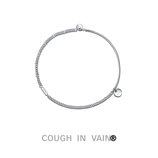 蛇骨拼接吊坠项链925银短可调节简约 VAIN COUGH