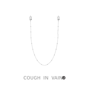 DANSHAN联名系列异形水晶连接耳环 VAIN COUGH