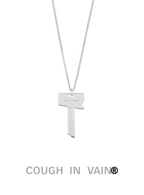 COUGH IN VAIN 碎裂异形大钥匙吊坠925银项链