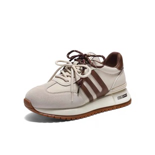 厚底增高运动休闲鞋 女新款 F1N1DAM6 复古小金甘跑道阿甘鞋 商场同款