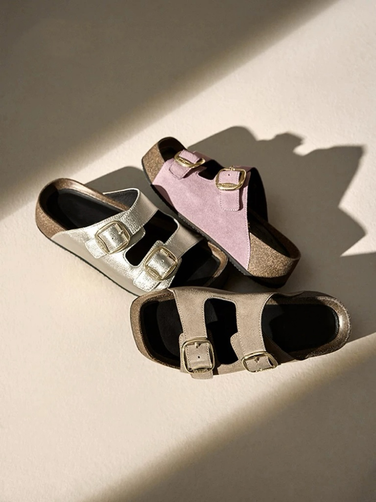 商场同款2025夏季新款金沙慢履勃肯鞋外穿凉拖鞋厚底女鞋ED104BT5