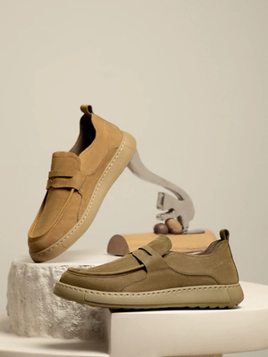 商场同款男士巴旦木透气一脚蹬软底勃肯鞋男轻便工装鞋子A1859AM5