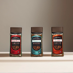 越南进口Frosty Beans 福兰特甄选馥郁冻干速溶黑咖啡饮料瓶装85g