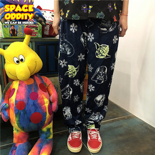 星战薄绒卡通家居裤 睡裤