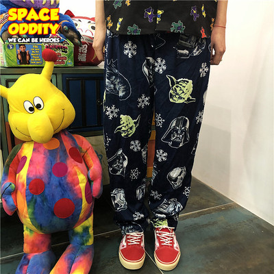 星战薄绒卡通家居裤睡裤