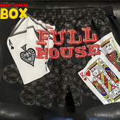 短裤 卡通家居裤 短睡裤 色丁材质